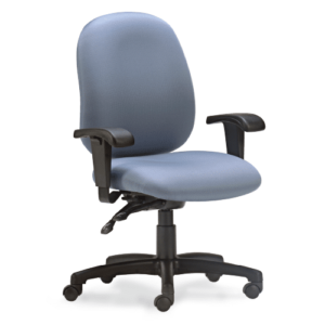 Ergonomic Gray Task Chair