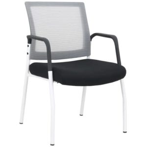 mi1500 White & Black Stacking Chair